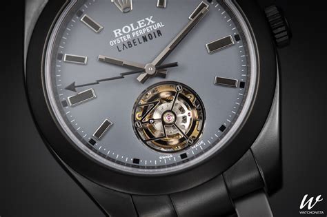 rolex tourbillon label noir